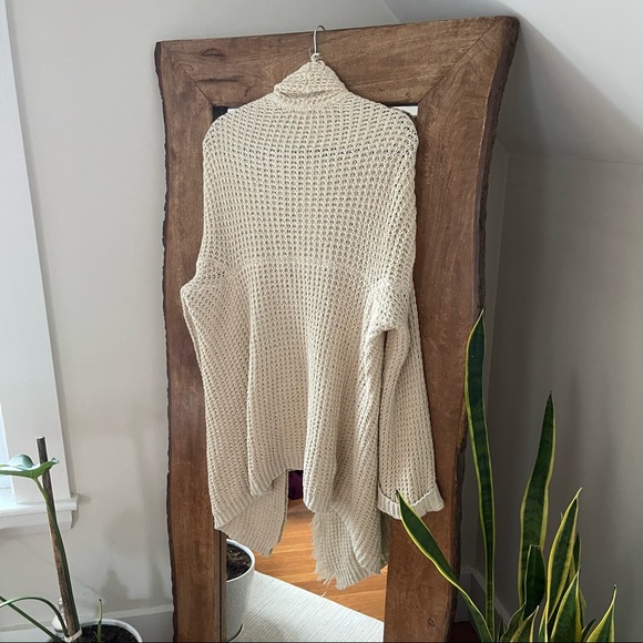 Free People Asymmetrical Open Cardigan (SZ M) - Picture 5 of 5